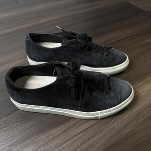 Filippa K Women's Kate Low Top Sneakers Size 37 Black Suede Lace Up